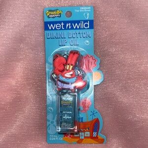 Wet n Wild SpongeBob Lip Oil with Mr. Krabs.